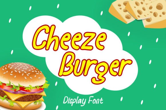 Cheeze Burger: A Playful Display Typeface for Bold Branding