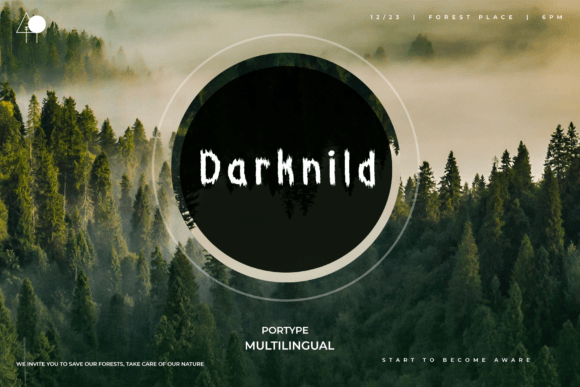Darknild: The Premium Display Font That Elevates Brand Identity