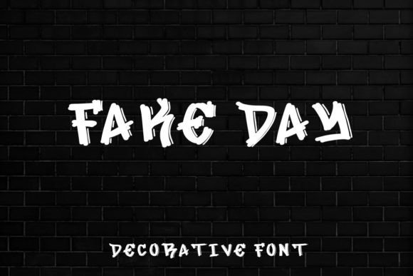 Fake Day: A Street Art Display Font for Bold Campaigns