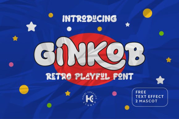 Ginkob: The Retro Display Font That Elevates Campaign Visuals