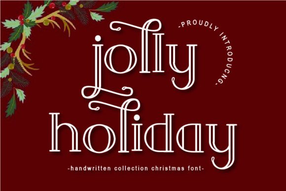 Joliy Holiday: The Perfect Display Font for Festive Campaigns