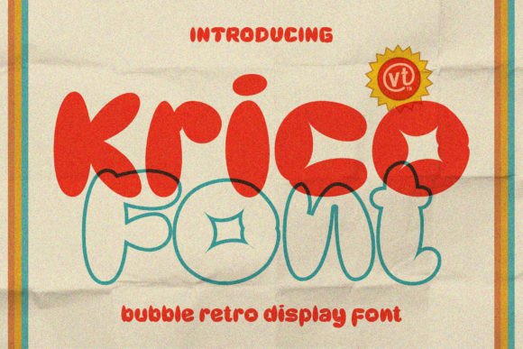 Krico: The Bubble Typeface That Elevates Campaign Creativity