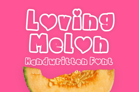 Loving Melon: A Playful Display Font for Modern Editorial Design