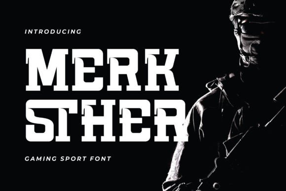 Merksther: A Bold Display Typeface for Modern Editorial Design