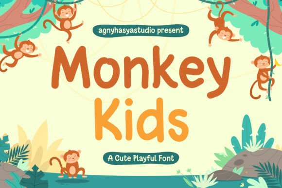 Monkey Kids: The Perfect Playful Typeface for Handmade Crafts