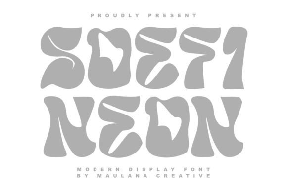 Soefi Neon: A Quirky Display Typeface for Playful Editorial Design