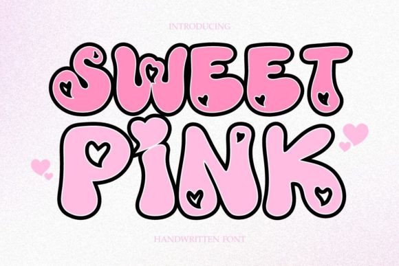 Sweet Pink: The Perfect Display Font for Valentine Campaigns