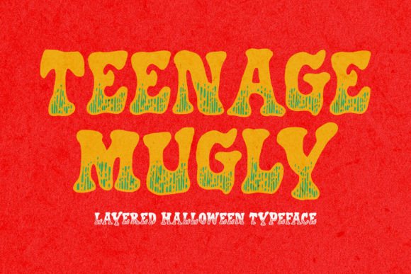 Teenage Mugly: A Creative Font for Seasonal Editorial Design